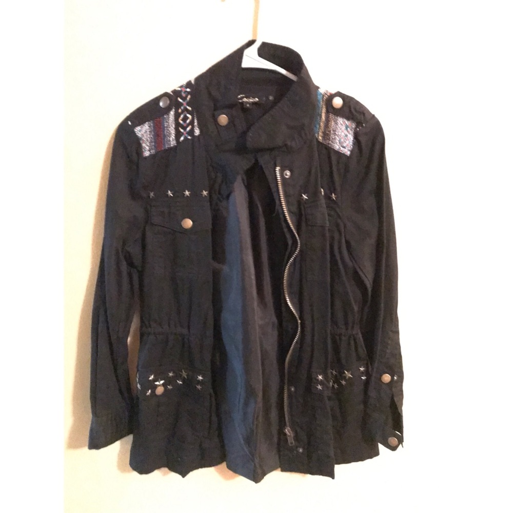 Black utility style jacket